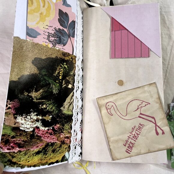 Travelers Notebook Inserts Decorative Refills Junk Journal Book with Ephemera u - Picture 6 of 10
